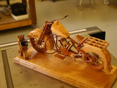 WW II Motorcycle 3D model