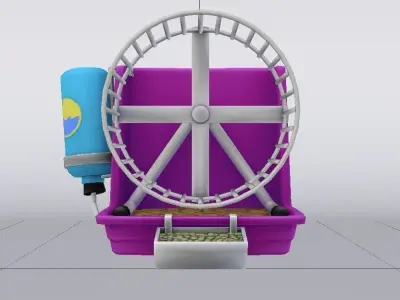 Backpack Low-poly 3D model get