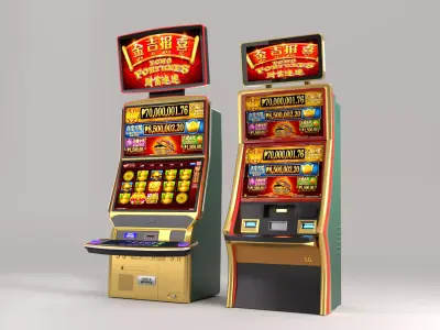 Casino machine model Slot machine model Casino machine model 3D model