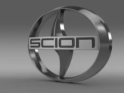 scion logo 3D model by Sergey