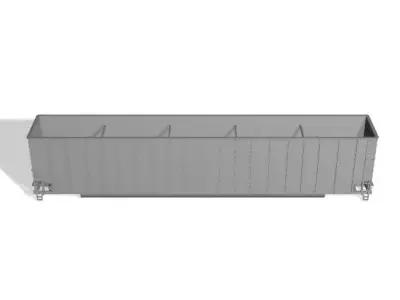 HO Johnstown America 8200 Cubic Foot Hi Capacity Woodchip Hopper 3D print model
