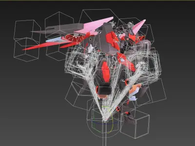 robot Low-poly 3D model