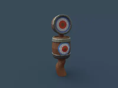Training Dummy Free low-poly 3D model