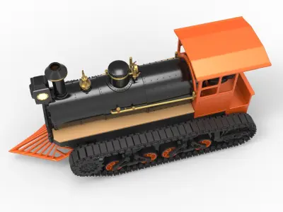 Vintage Monster tank Version 4 Scale 1 to 25 3D print model
