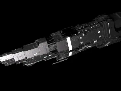 Marathon Class Heavy Cruiser 3D model