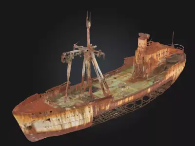 Rusty Relic  Forgotten Metal of a Lost Age 3D model