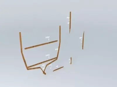Spt4, boat frame Free 3D model