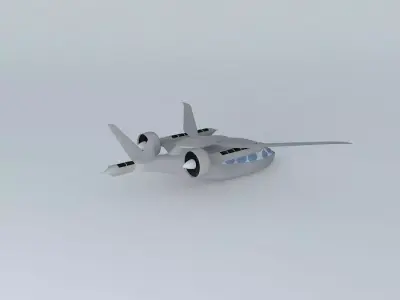 ARGO AIRCRAFTS A 900 Blade in flight 3D model