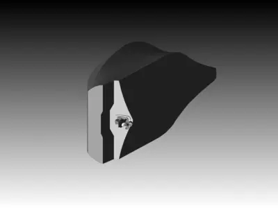 Motorboat hull solid Free 3D model