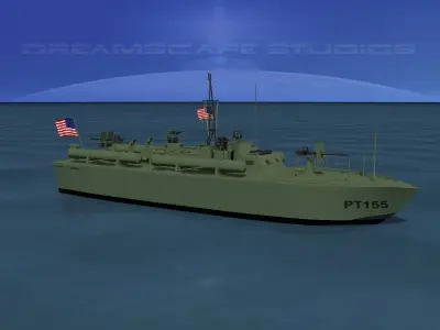 Elco PT Boat PT155 3D model