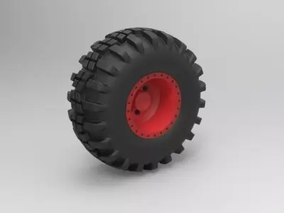 Offroad wheel 7 3D model