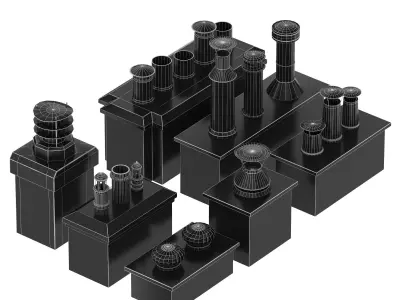 Chimney Ventilations 3D model