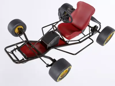 Go Kart Low-poly 3D model by Studio-Lab