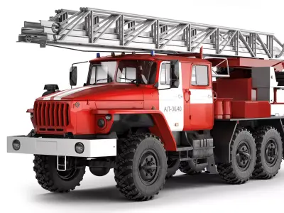 Ural 4320 AL 30-40 2018 3D model