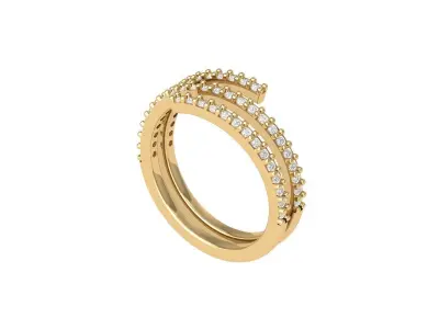 Adjustable Nail Ring For Women  3D print model purchase