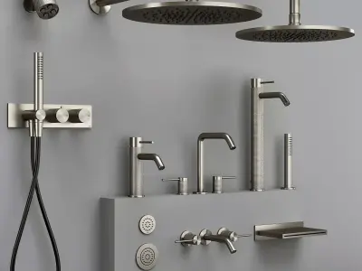 Gessi 316 collection bathroom faucet set S 3D model