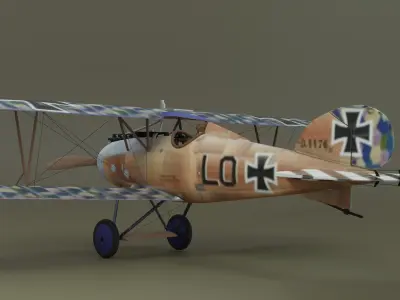 Albatros  Low-poly 3D model