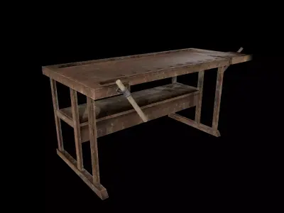 OLD  - WORKBENCH Low-poly 3D model