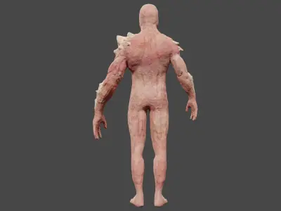 Fleshy Monster Low-poly 3D model