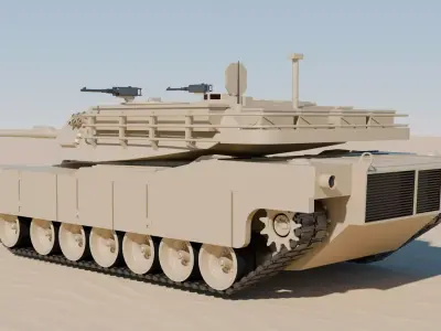 M1 Abrams  3D model