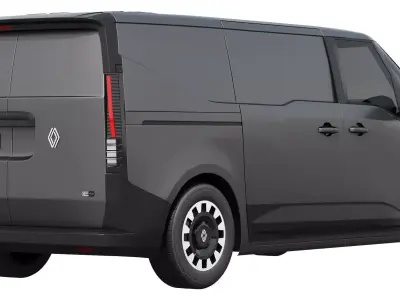 Renault Trafic E-Tech Electric Van 2026 3D model