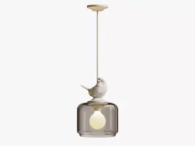 PROVENCE BIRD PENDANT 3D model