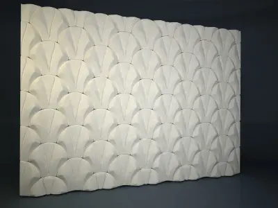 01 VIGELAND WALL PATTERN Free 3D model