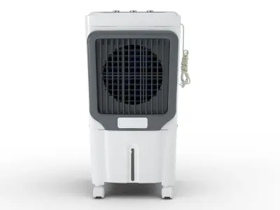 Realistic Air Cooler 3D Model Low-poly 3D model