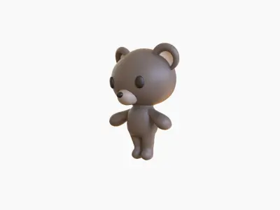 Little animal cute - Rat cute - Character012 Low-poly 3D model