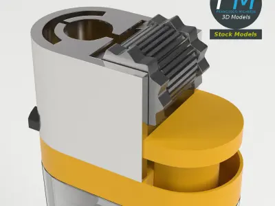 Disposable lighter 3D model
