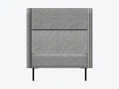 Seat - Sofa - Simplicity - Single - Type 1 Low-poly 3D model