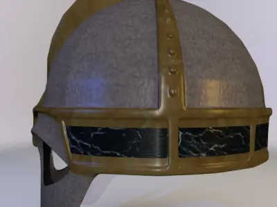 3D Model Ancient Viking Helmet 3D model