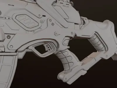 Zerstorer star wars ship in space Low-poly 3D model