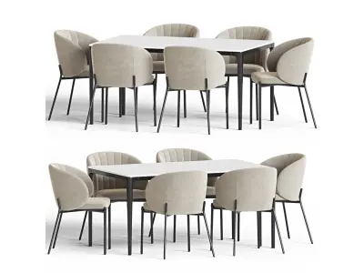 Dining Set 98 3D model