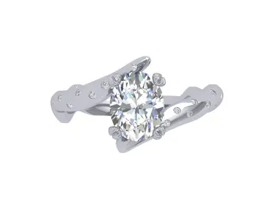 Engagement Ring 3D print model 59