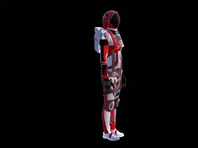 Astronaut Spacesuit Turkey 3D model