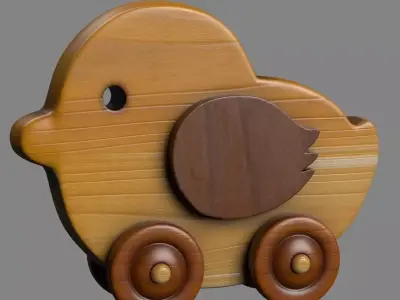 Bird Toy ASSET LOW POLY Low-poly 3D model