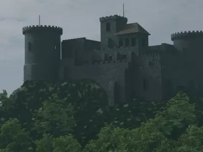 Medieval Castle  3D model
