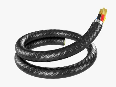 Cable cut 02 3D model