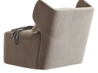 DC 80 Armchair Ceccotti Collezioni 3D model