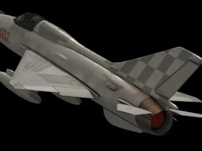 Mig 21 3D model purchase