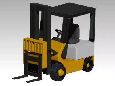 Forklift Model truck 3D model