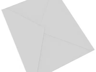 Envelope empty 3D model