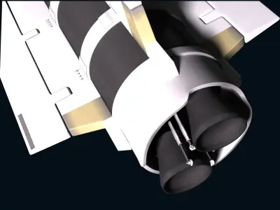 Aster 30 Sea Viper 3D model