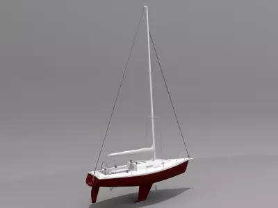 Sailboat J105 3D model