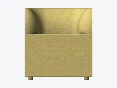 Furniture - Armchair - Contemporary - Line - Type 5 Low-poly 3D model