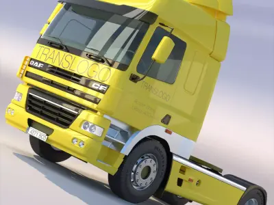 DAF CF85 Super Cab 3D model