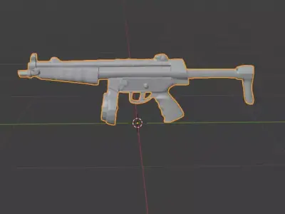 Sub-Machine Gun 3D model