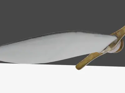Daggers two swords Low-poly 3D model