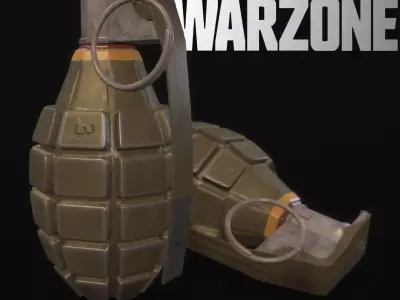 Hand Grenade 3D Model 3D model